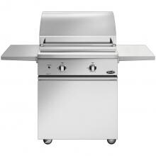 DCS Series 7 Traditional 30-Inch Freestanding Propane Gas Grill On DCS CSS Cart With Two Side Shelves - BGC30-BQ-L image