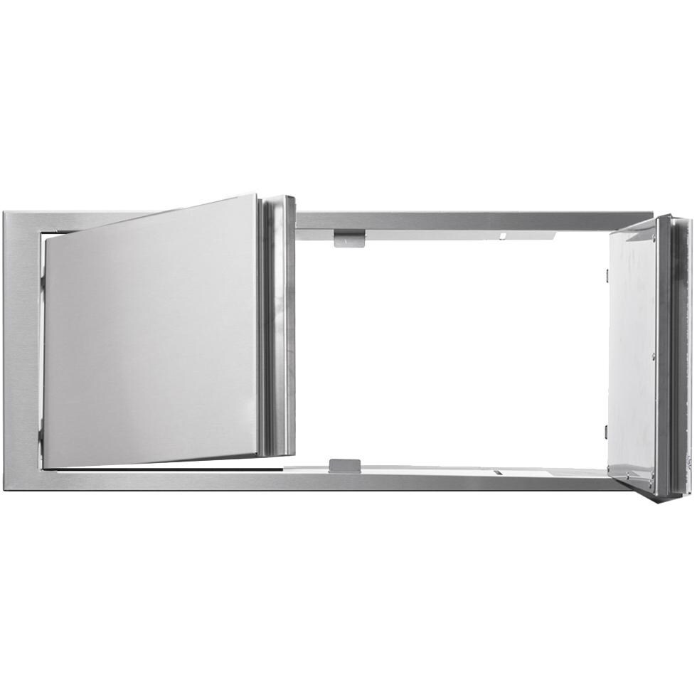 Memphis Grills Pro 30-Inch Double Access Door - Open View thumbnail