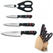 Wusthof Gourmet 5-Piece Studio Knife Block Set - Natural - 9695 image