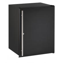 U-Line ADA Series 24-Inch 5.3 Cu. Ft. Built-In ADA Compliant Refrigerator With Lock - Black - U-ADA24RB-13B image