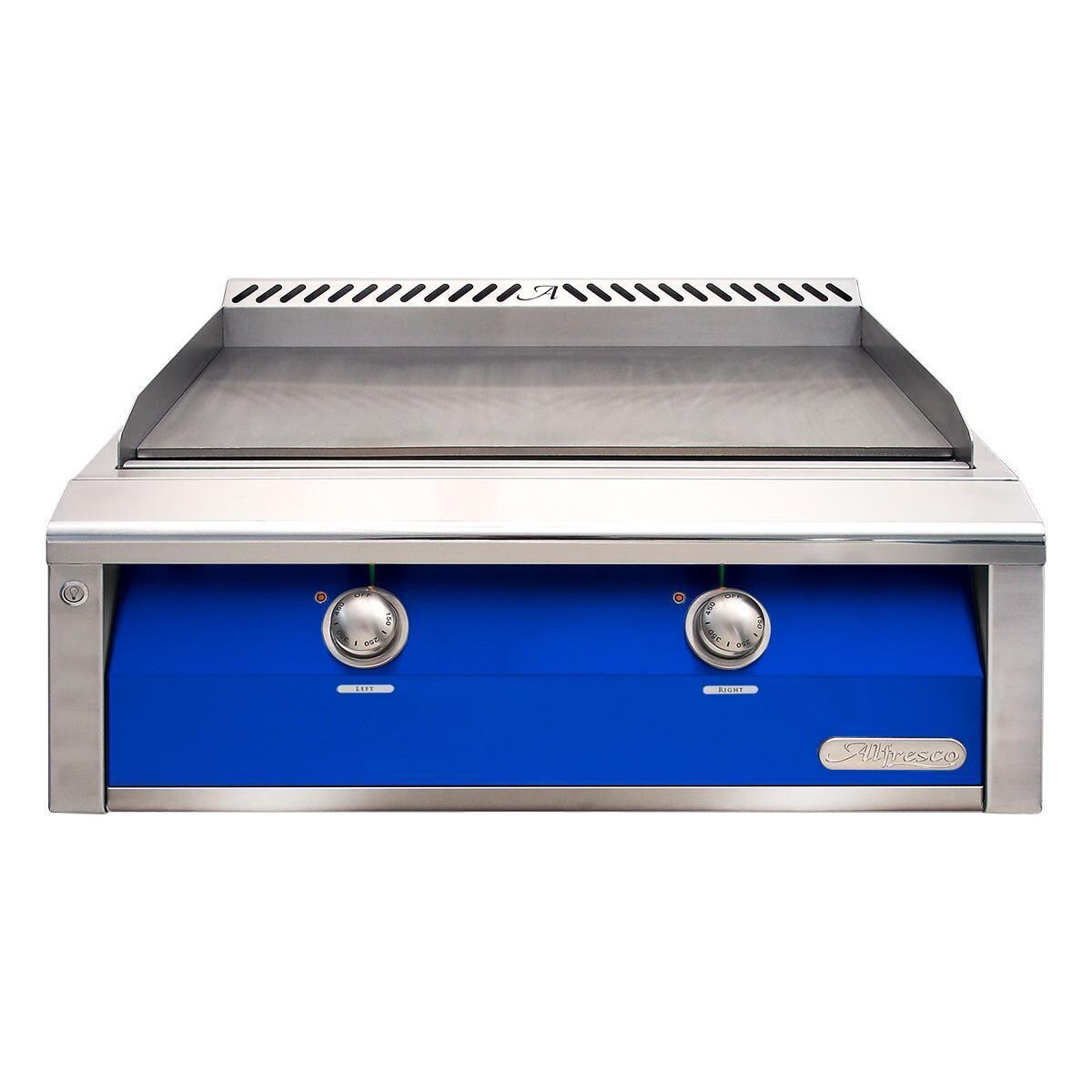 Alfresco Grills AXE-30GT-LP-S5002 Alfresco 30-Inch Built-In Propane Griddle in Ultramarine Blue - White Background thumbnail