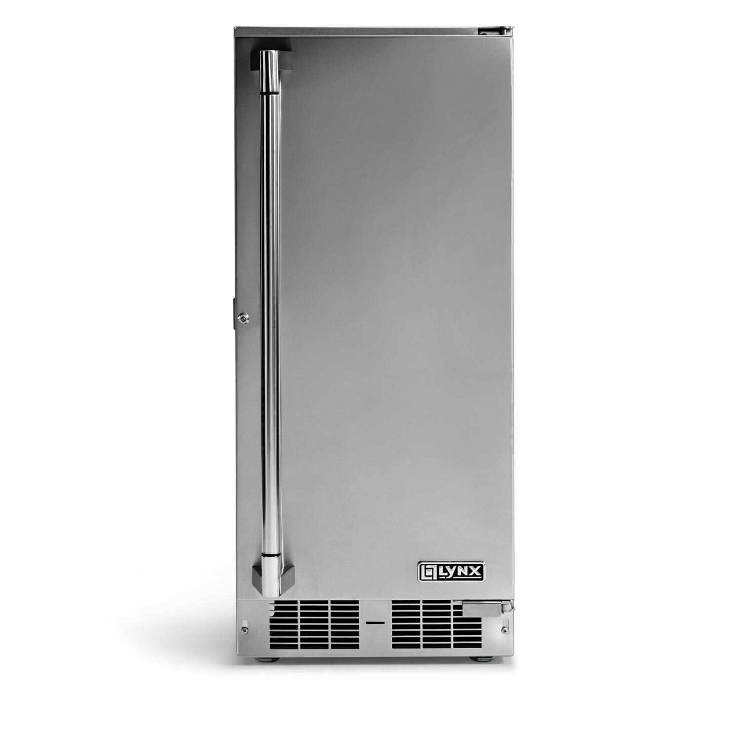 Lynx LN15REF 15-in 2.73 Cu. Ft. Outdoor Refrigerator w/ Lock - Right Hinge - White Background thumbnail