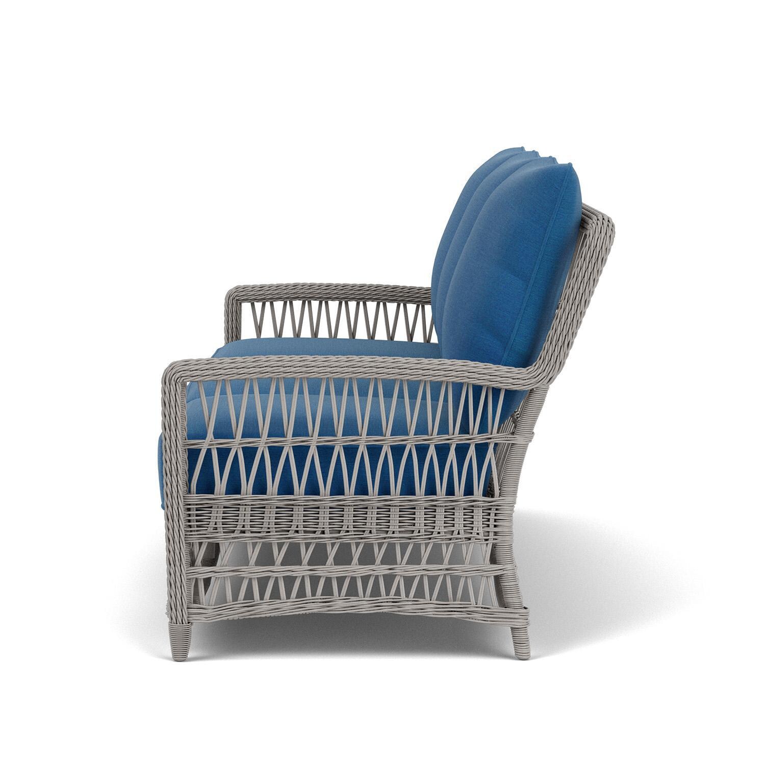 Lloyd Flanders Mackinac Sofa in Putty Finish with Flagship Atlantis Fabric - Left Side thumbnail