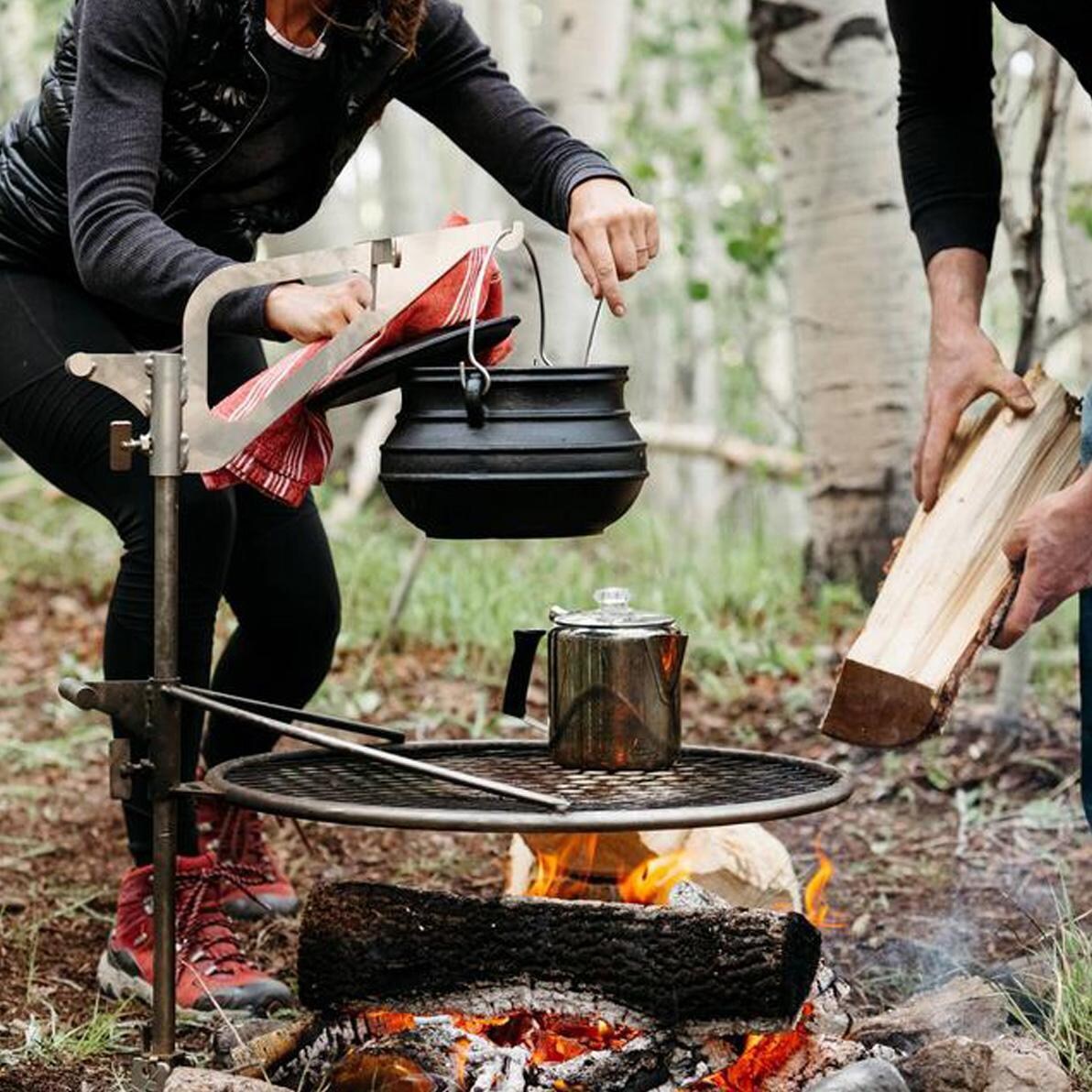 Breeo BR-OP19 Breeo Outpost 19 Inch Grill Fire Accessory - Cooking on the Fire - Lifestyle thumbnail