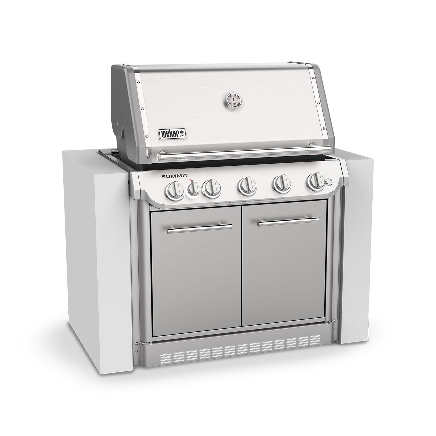 Weber Summit 1500043 SB38 S Built-In Natural Gas Grill - Side View - White Background thumbnail