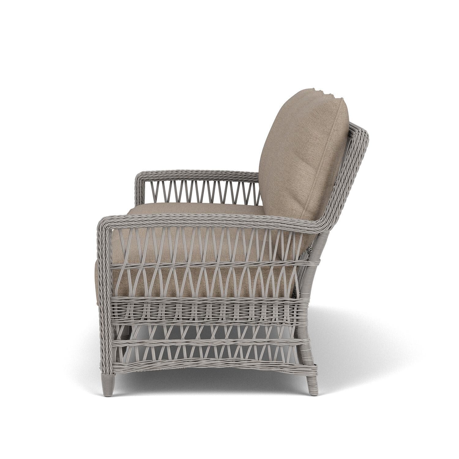 Lloyd Flanders Mackinac Sofa in Putty Finish with Demo Oatmeal Fabric - Left Side thumbnail