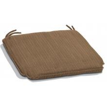Sunbrella Dupione Walnut Extra Large Outdoor Replacement Notched Seat Cushion W/ Knife Edge By Oxford Garden image