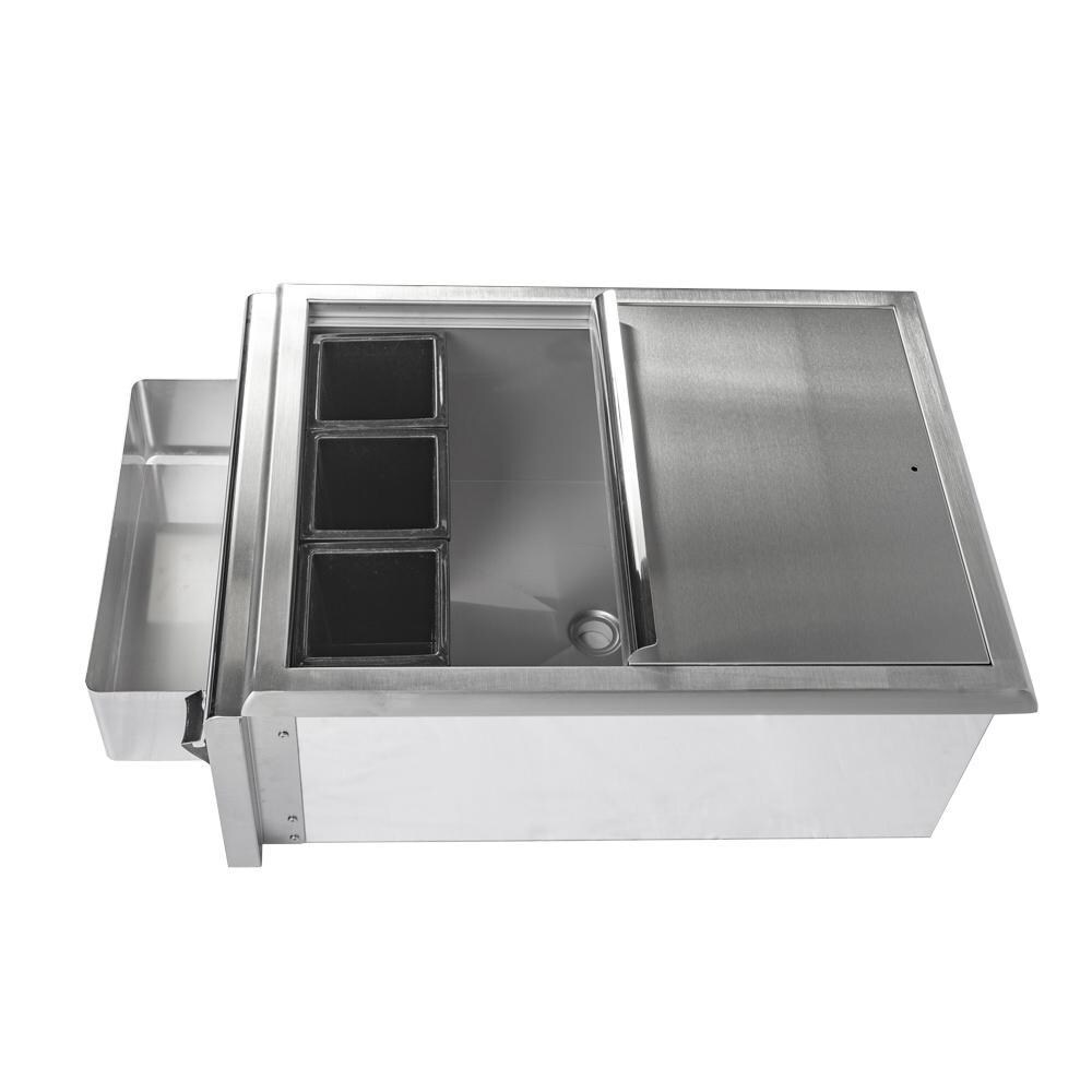 Turbo OUTDOORBAR Outdoor Bar - Side View Open thumbnail