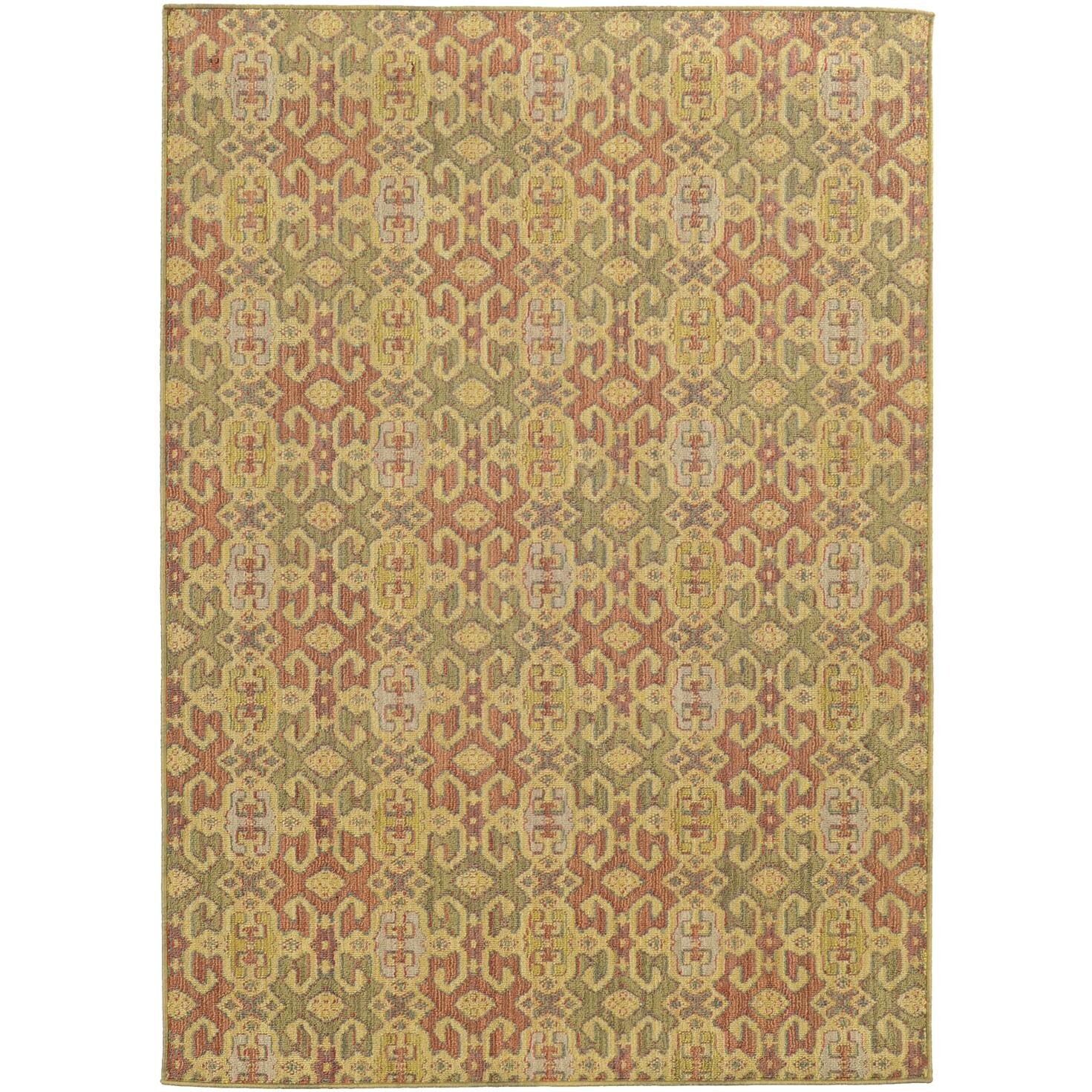 Tommy Bahama Cabana 5 X 8 Indoor/Outdoor Rug By Oriental Weavers - Pink & Green thumbnail