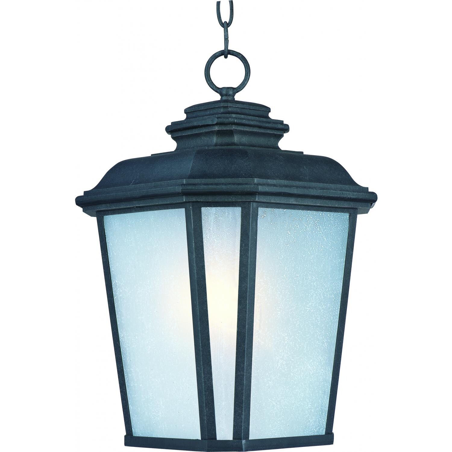 Maxim Radcliffe One Light 16-Inch Outdoor Hanging Lantern - Black Oxide - 3349WFBO image