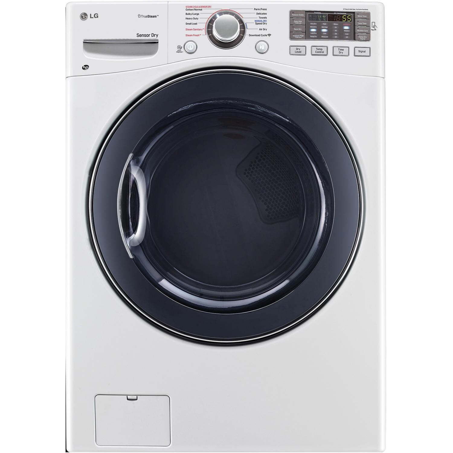 LG DLGX3571W 7.4 Cu. Ft. SteamDryer Front Load Gas Dryer - White