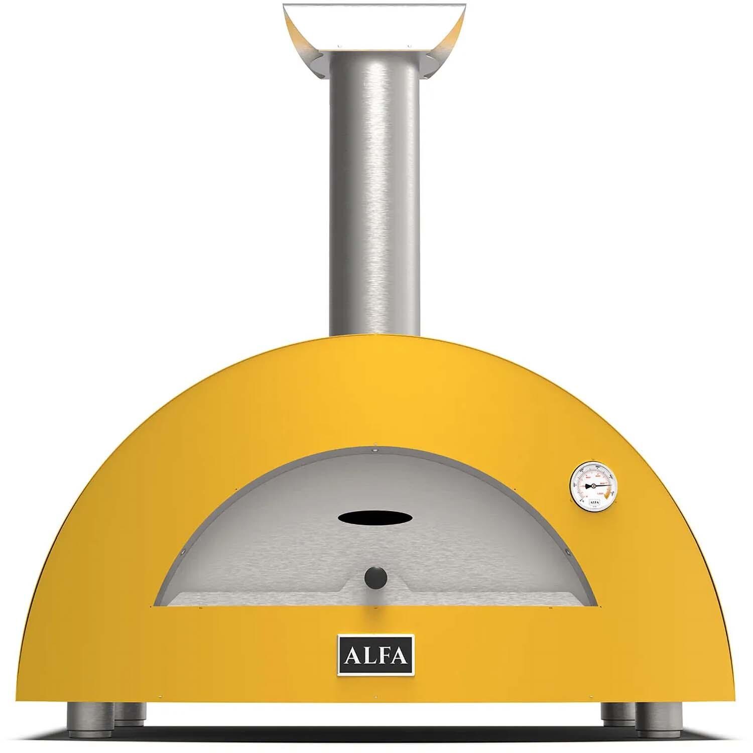 Alfa Moderno 2 Pizze Wood - Fired Pizza Oven - Fire Yellow - FXMD-2P-LGIA