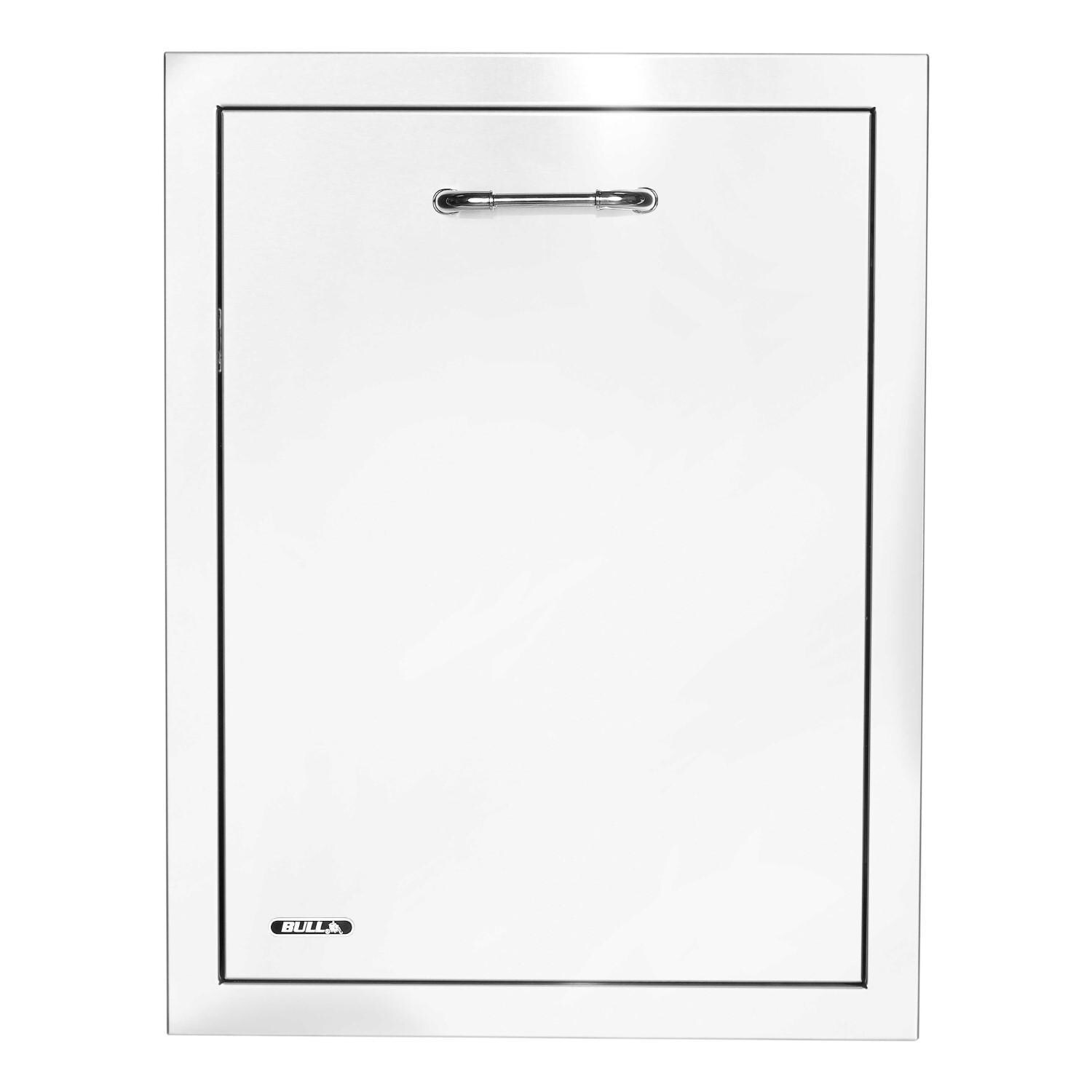 Bull 56950 30-Inch Stainless Steel Double Trash/Recycle Drawer W/ Reveal - Front - White Background thumbnail