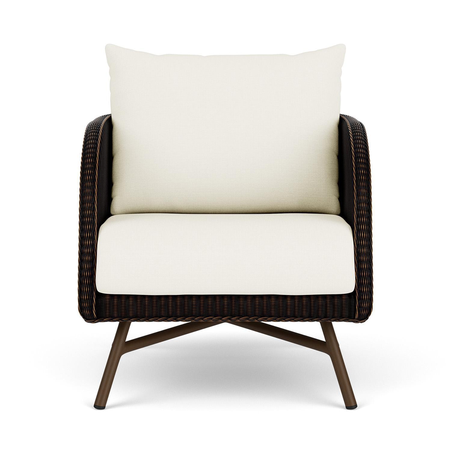 Essence Lloyd Loom Club Chair in Mink/Sailcloth Salt by Lloyd Flanders