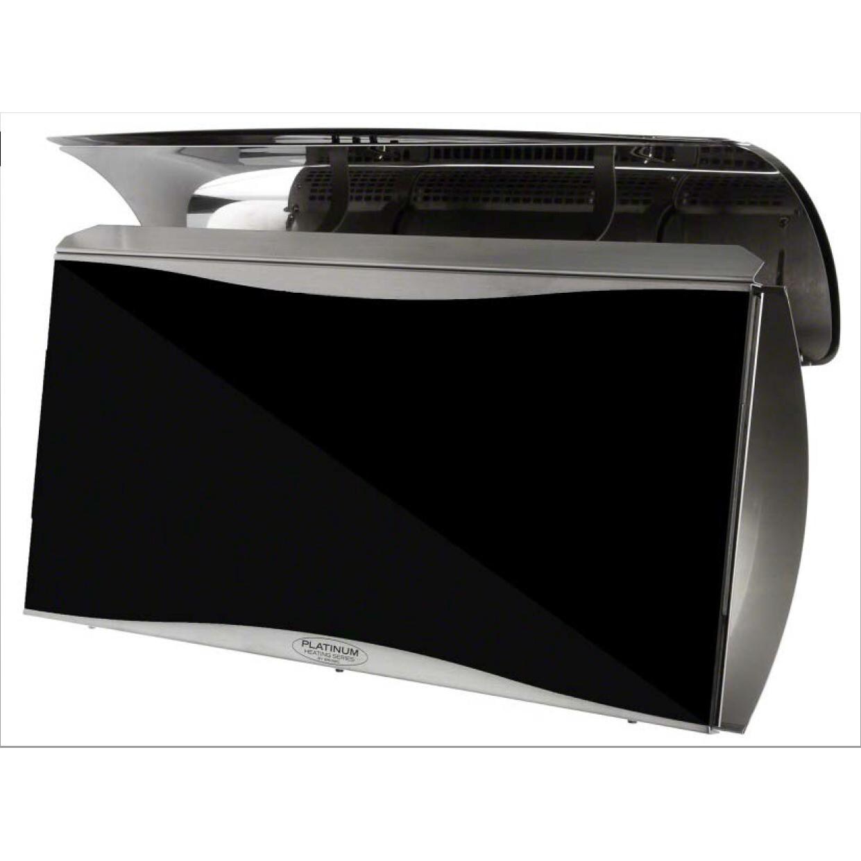 Bromic Low Clearance Heat Deflector For Smart-Heat 300 Series Gas Patio Heaters - Installed Front View thumbnail