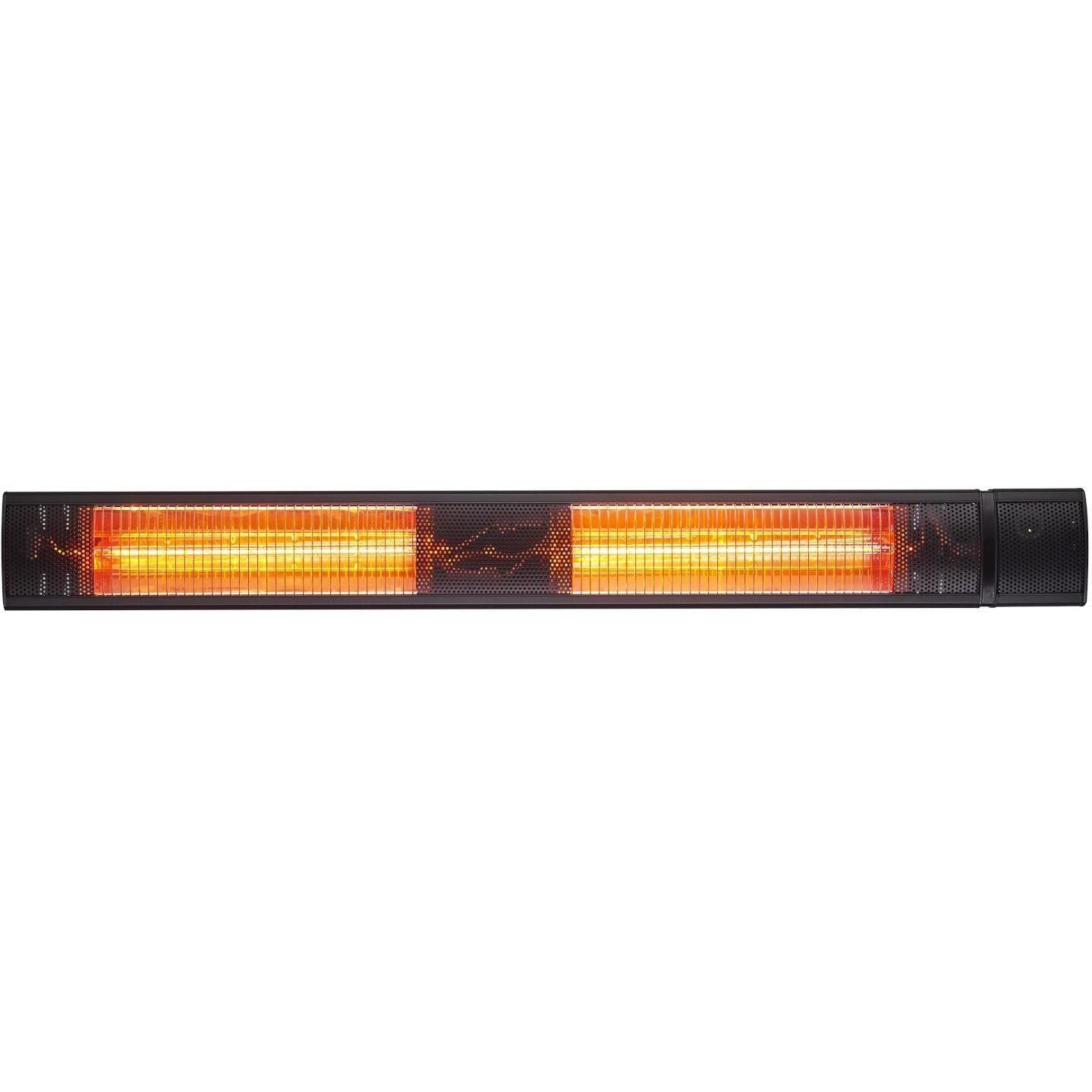 RADtec G15R Genesis Series 25-Inch 1500W Electric Infrared Patio Heater - Front View - White Background thumbnail