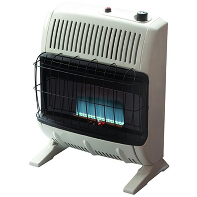 HeatStar By Enerco 20,000 BTU Vent-Free Blue Flame Thermostatic Natural Gas Space Heater W/ Blower - HSVFBF20NGBT