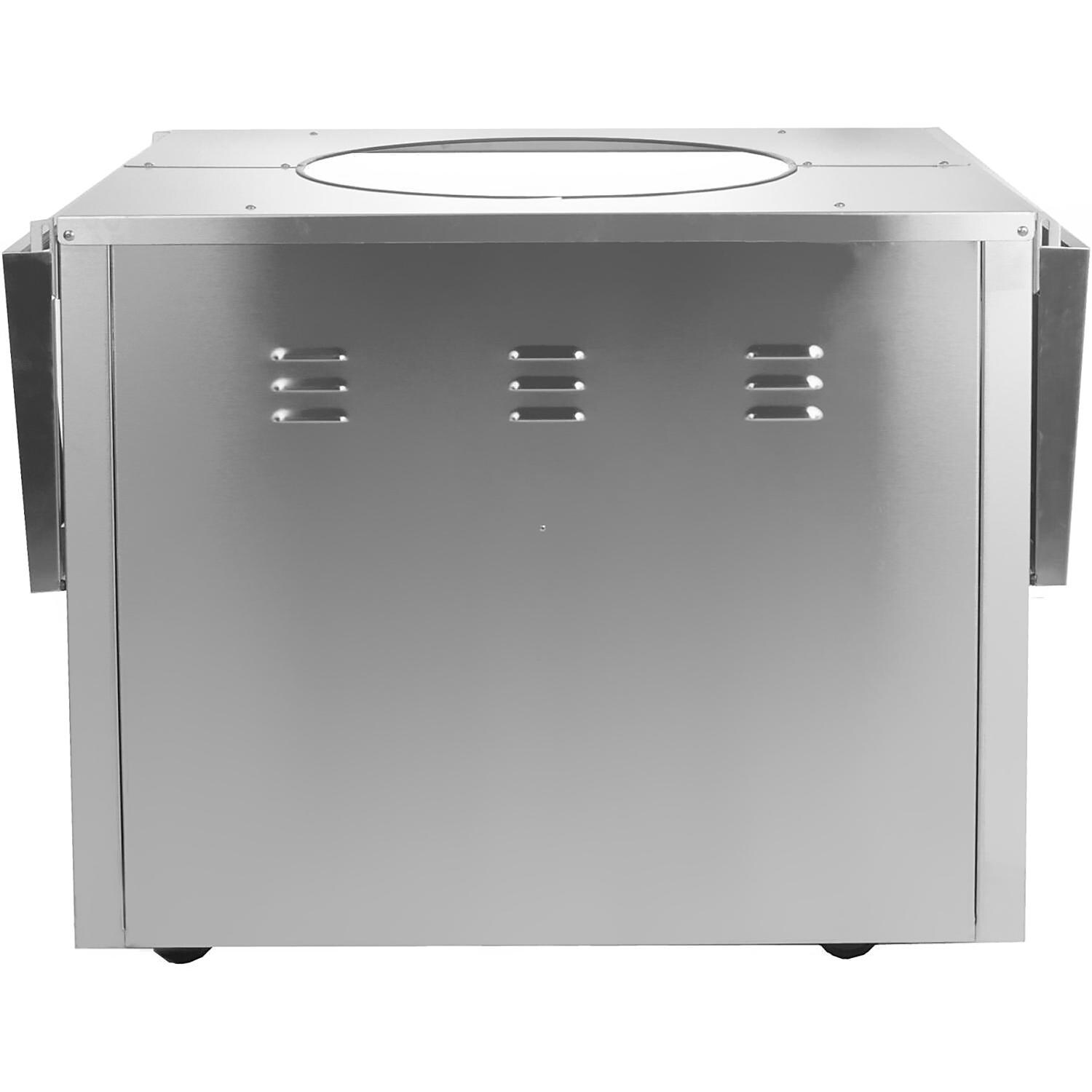 BBQ Guys Stainless Steel Kamado Cart - Rear View thumbnail