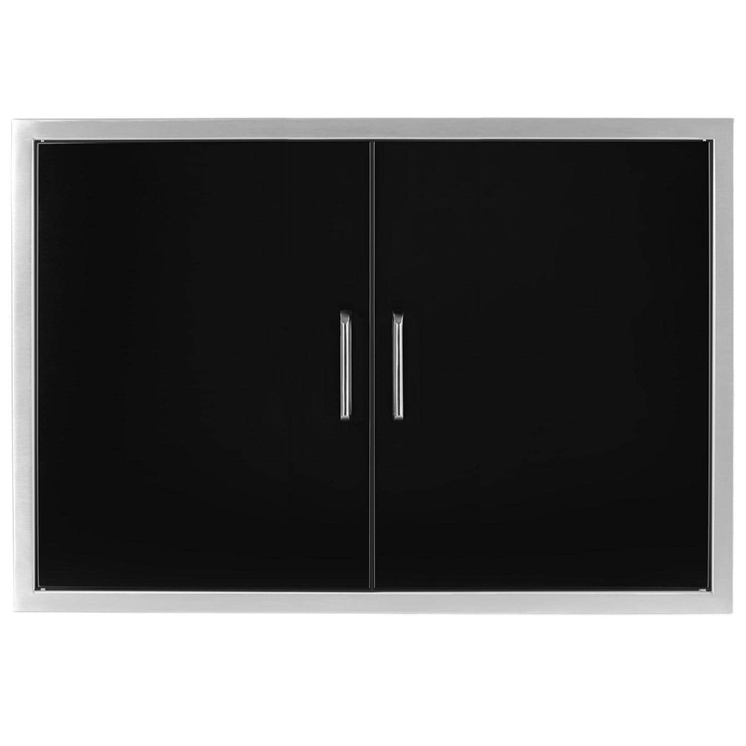 Wildfire WFDDR3824-BSS 38 x 24 Black 304 SS Double Access Door - Display - White Background thumbnail