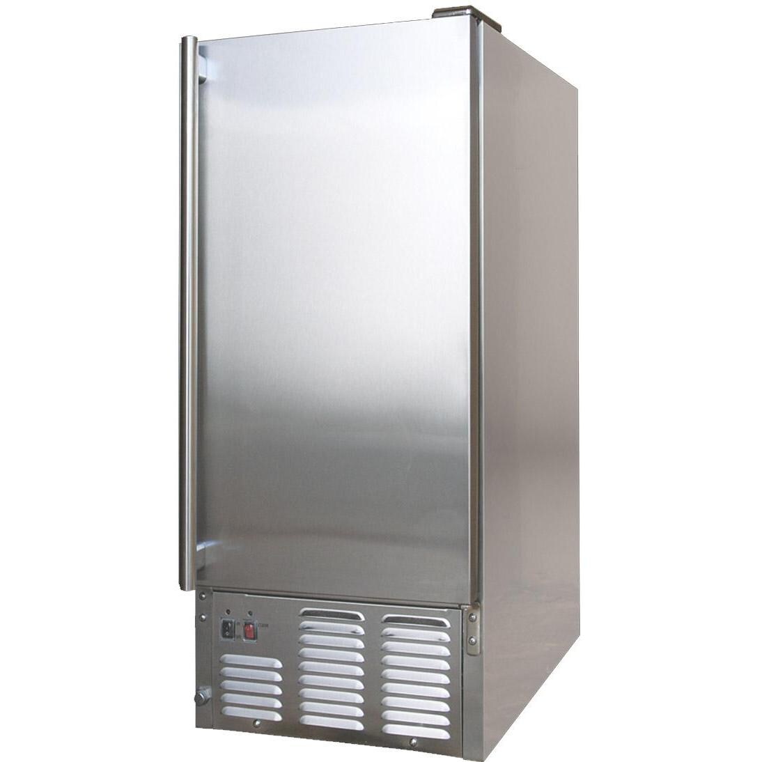 Cal Flame Outdoor Compact Ice Maker Stainless Steel BBQ10700 BBQGuys