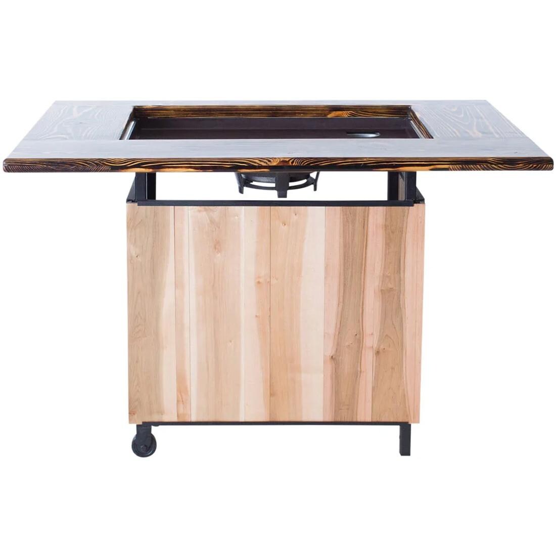 Backyard Hibachi Flattop Propane Gas Grill - Sweet Maple - BY-BHPOGSM