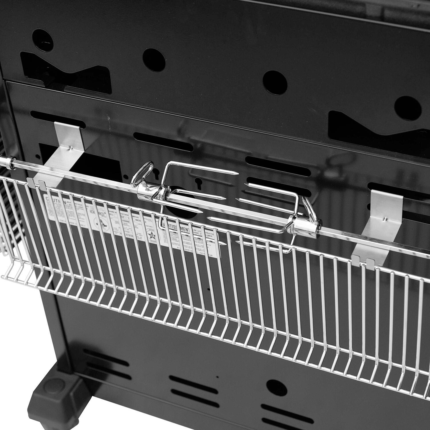 Broil King Cabinet Organizer Set - 61365 - Warming Rack & Rotisserie - White Background thumbnail