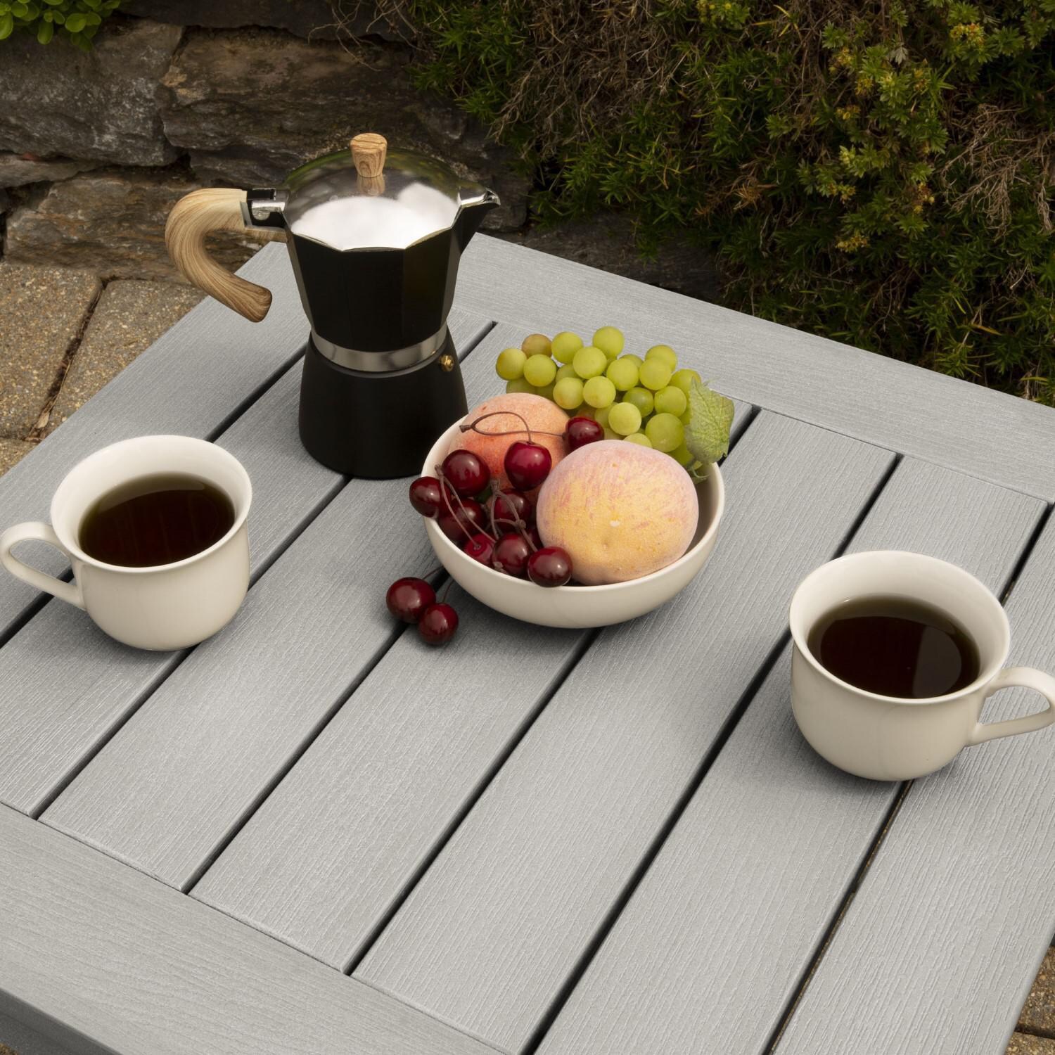 Lakeview Adirondack Side Table - Harbor Gray - Overhead thumbnail