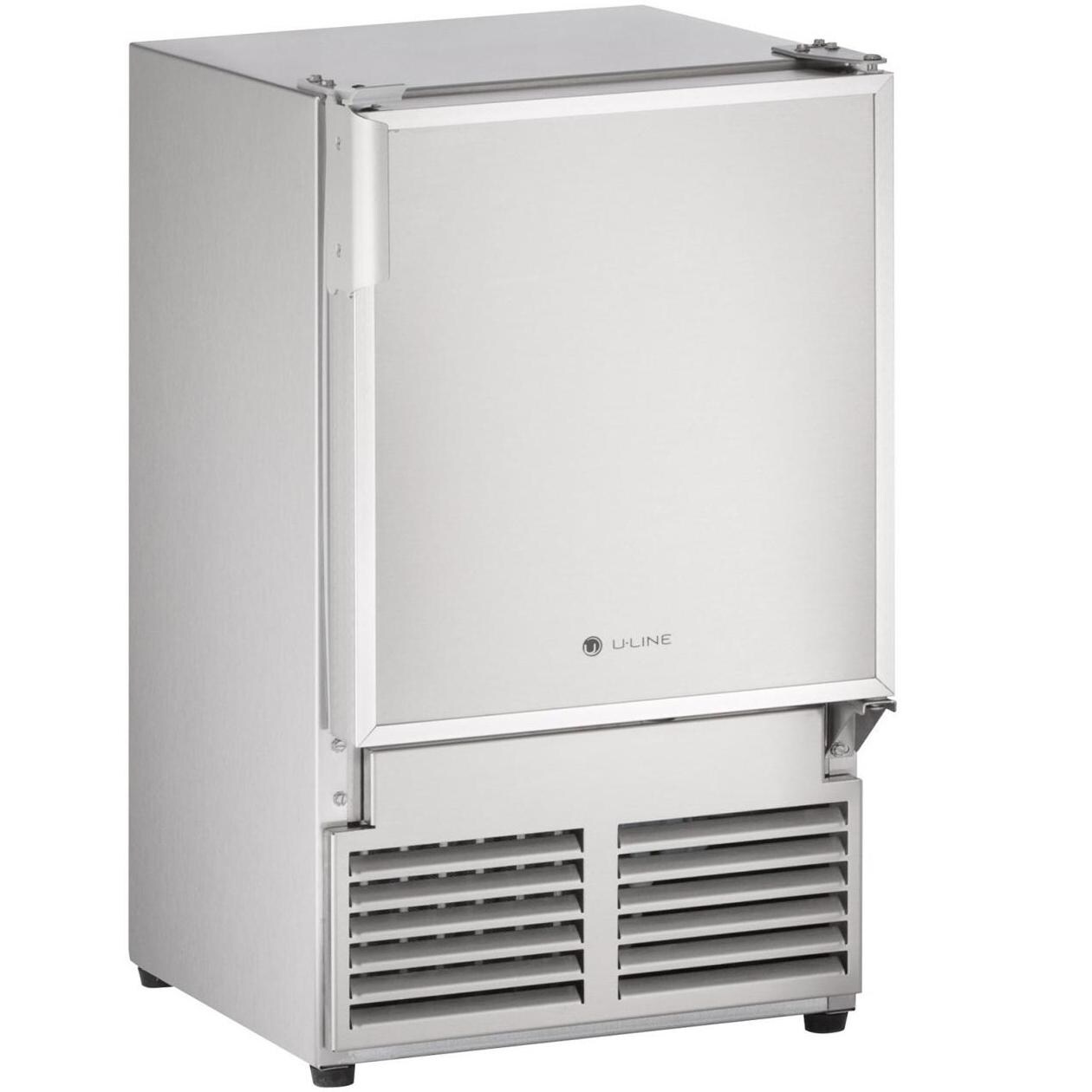 U-Line Marine Series 14-Inch 23 Lb. Built-In / Freestanding Ice Maker - Stainless Steel - SS1095NF