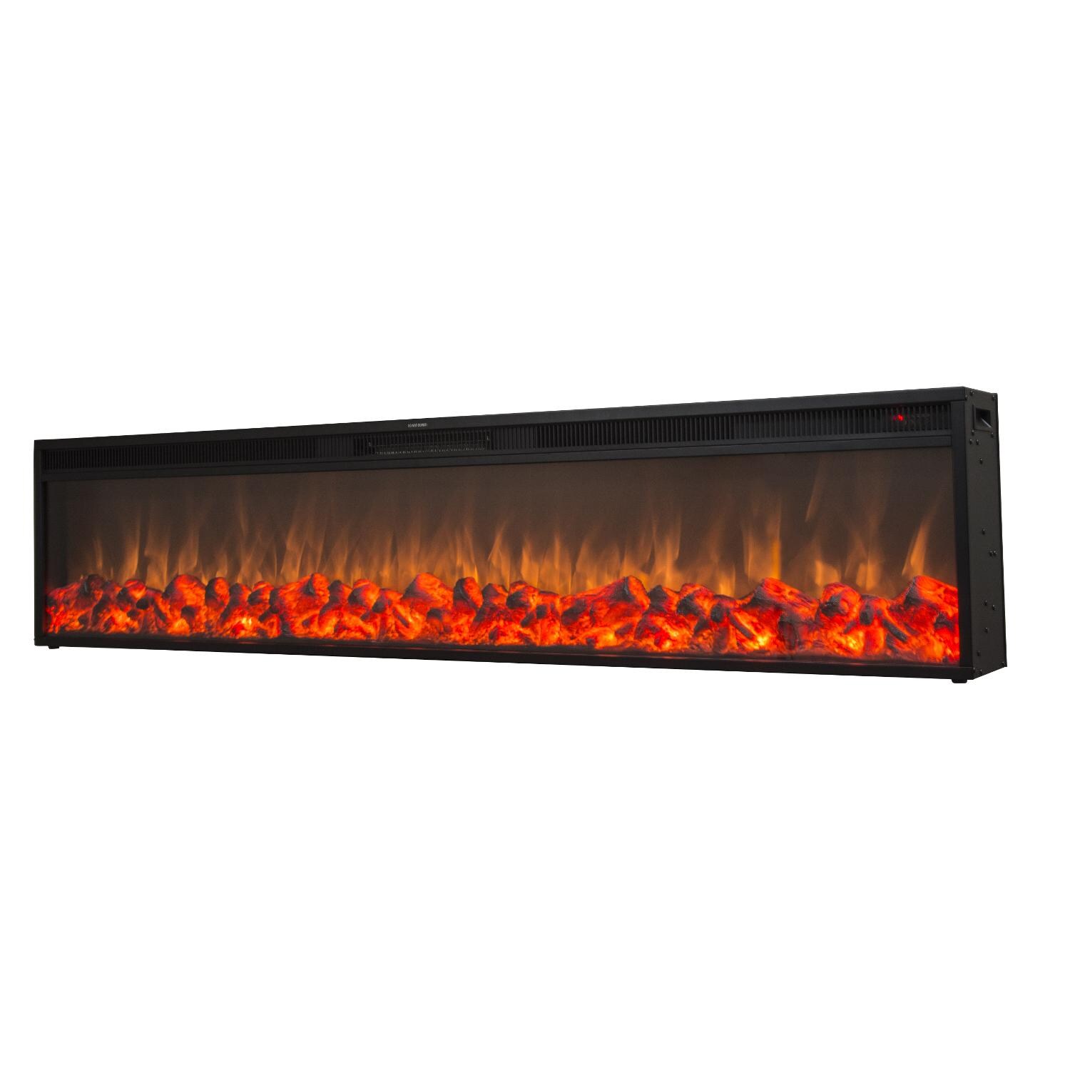 Touchstone Home Products Emblazon 72-Inch Linear Built-In Electric Fireplace - Angled thumbnail