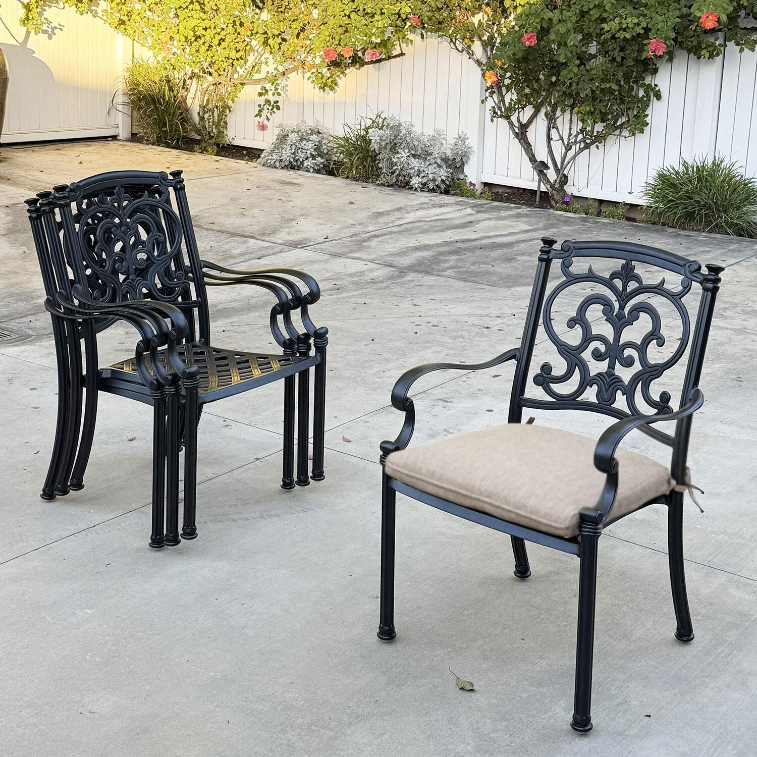 Darlee Santa Barbara Dining Chairs - Eight (8) Included - Lifestyle thumbnail