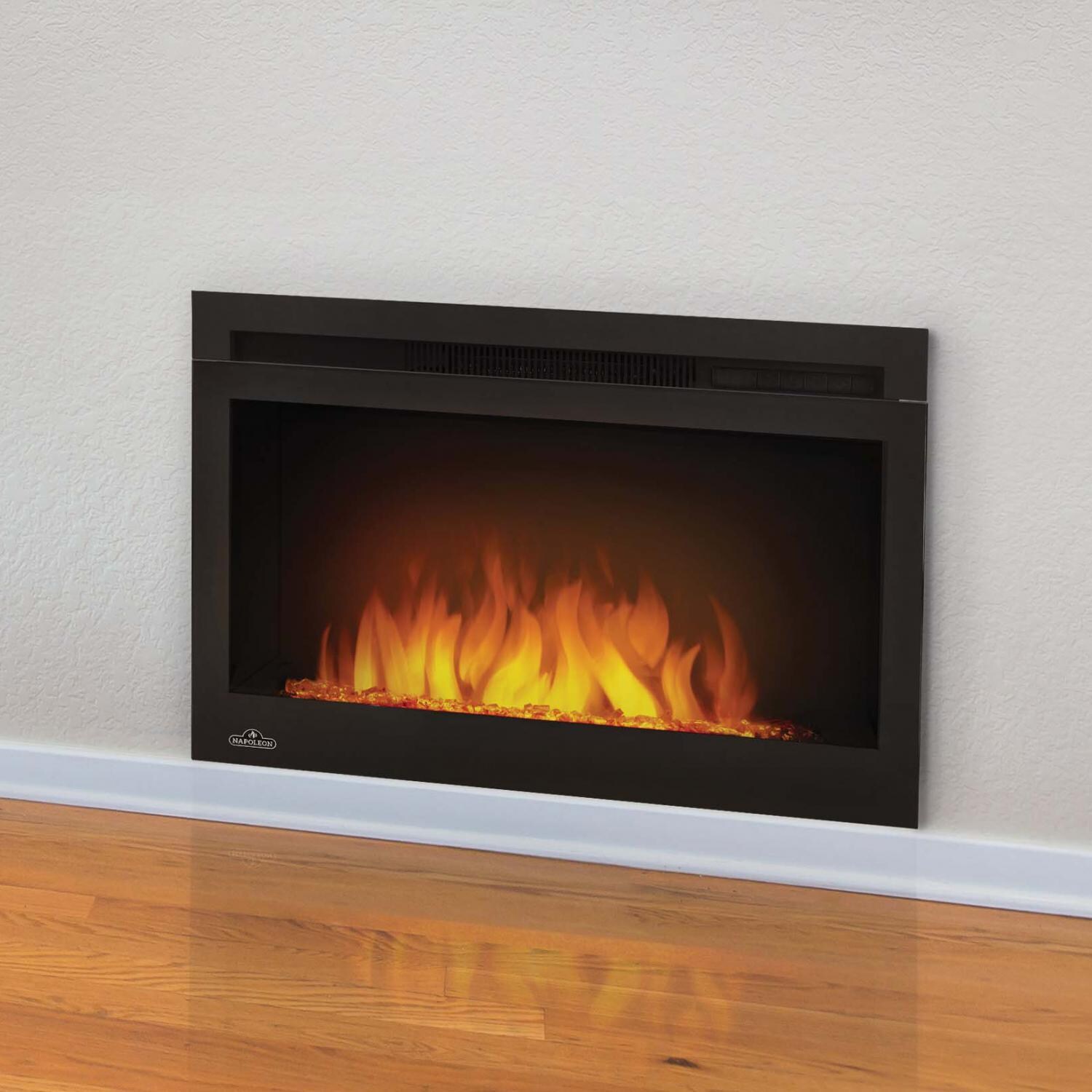 Napoleon Cinema 27-Inch Electric Firebox With Topaz Glass Embers - NEFB27HG-3A image