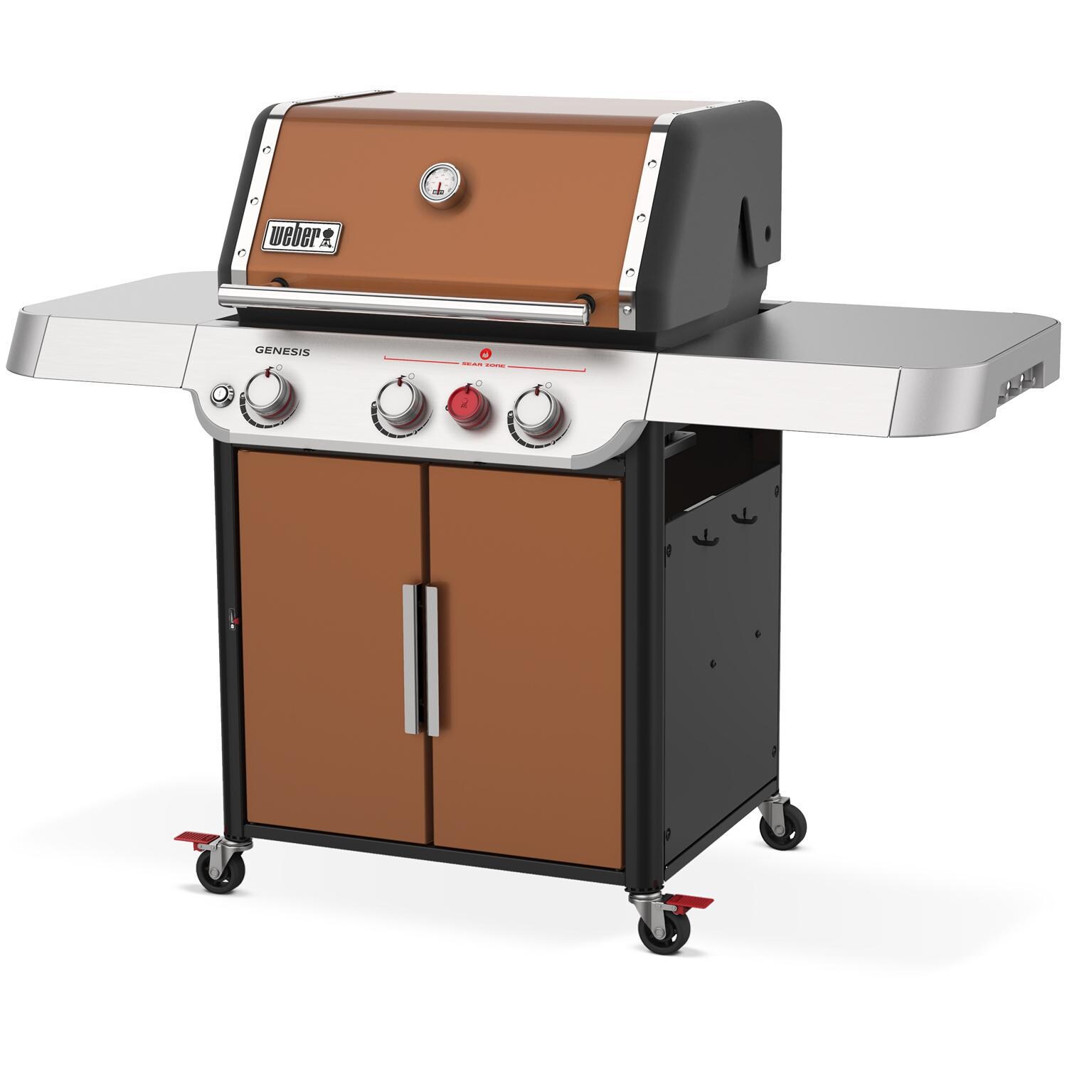 Weber GENESIS 35320001 E-325s Propane Gas Grill with Sear Burner - Copper - Right-Side Angled View thumbnail