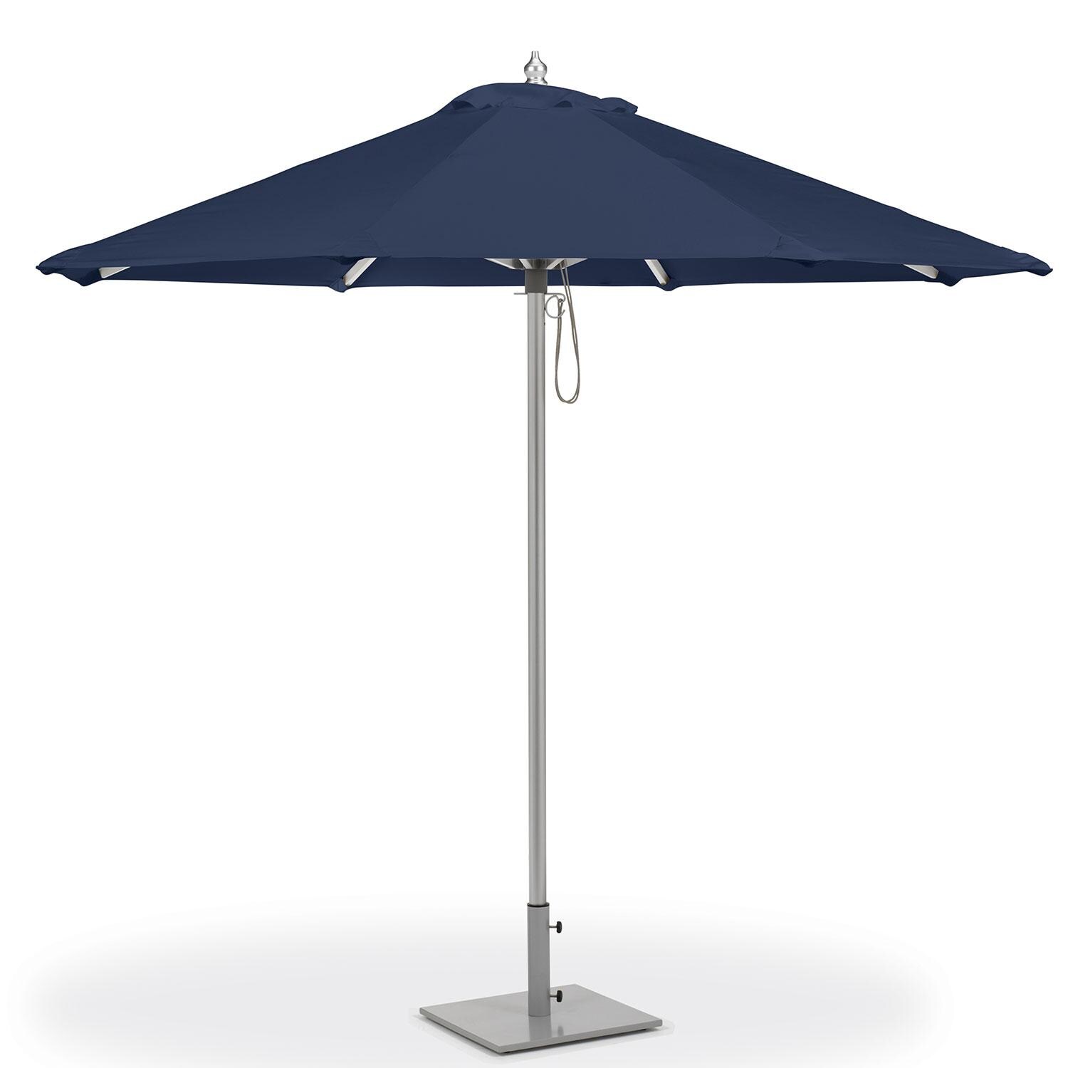 Oxford Garden 9 Ft. Octagonal Aluminum Umbrella in Navy - White Background thumbnail