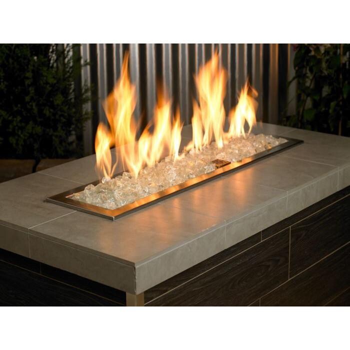 BBQGuys Signature CG-ICE-M-10-J 1/2-in to 1-in Ice Fire Pit Glass - Lifestyle thumbnail