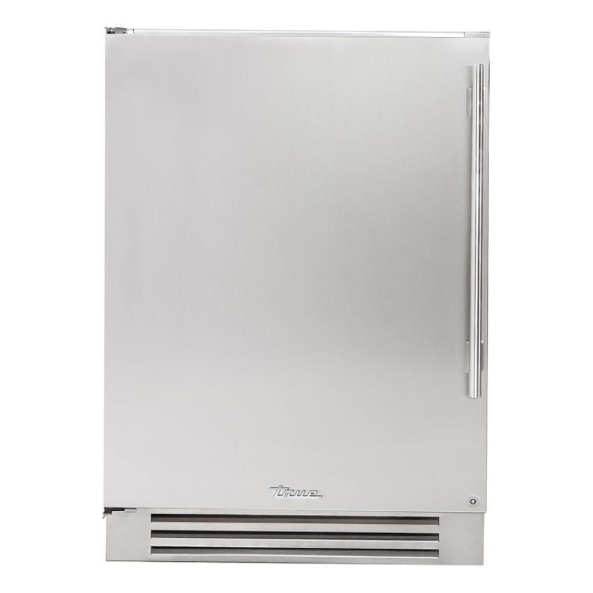 True 24 Inch 4.2 Cu. Ft. Left Hinge Outdoor Freezer - Stainless Steel - TUF-24-L-SS-C