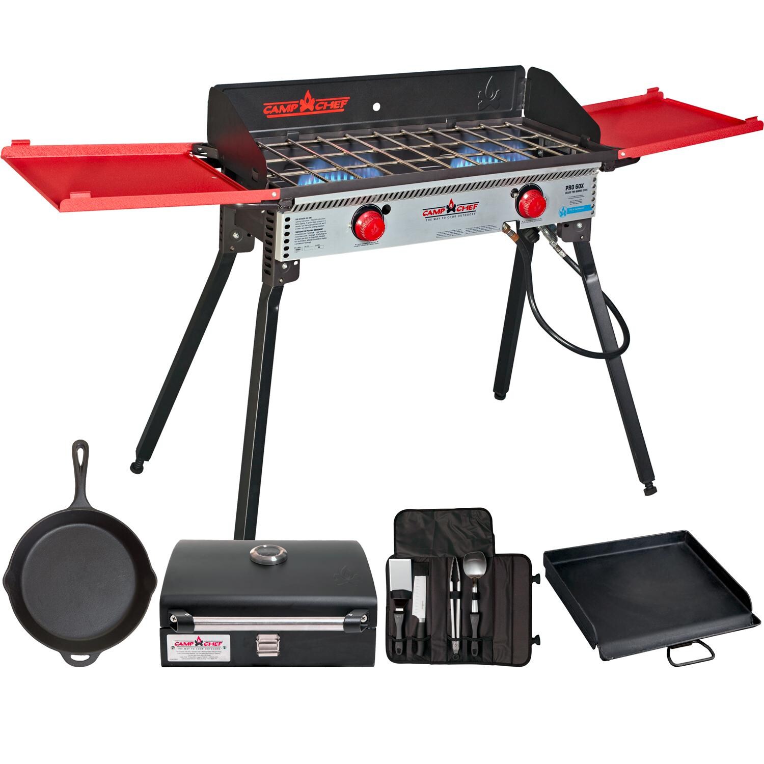 Camp Chef GUYPRO60X Guy Fieri PRO60X 2-Burner Stove Bundle thumbnail