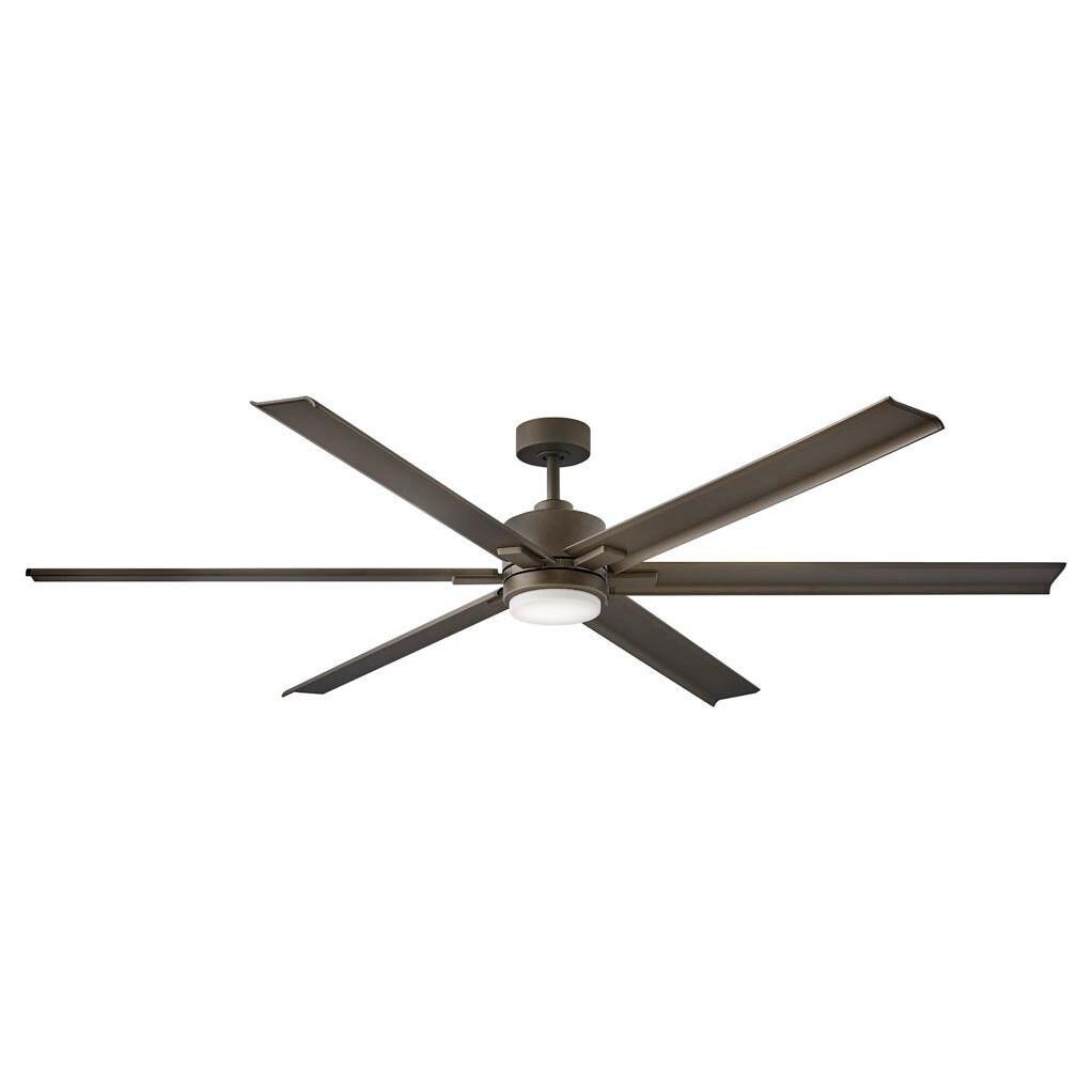 Hinkley Lighting Indy Maxx 82-Inch LED Indoor / Outdoor Ceiling Fan - Metallic Matte Bronze - 900982FMM-LDD