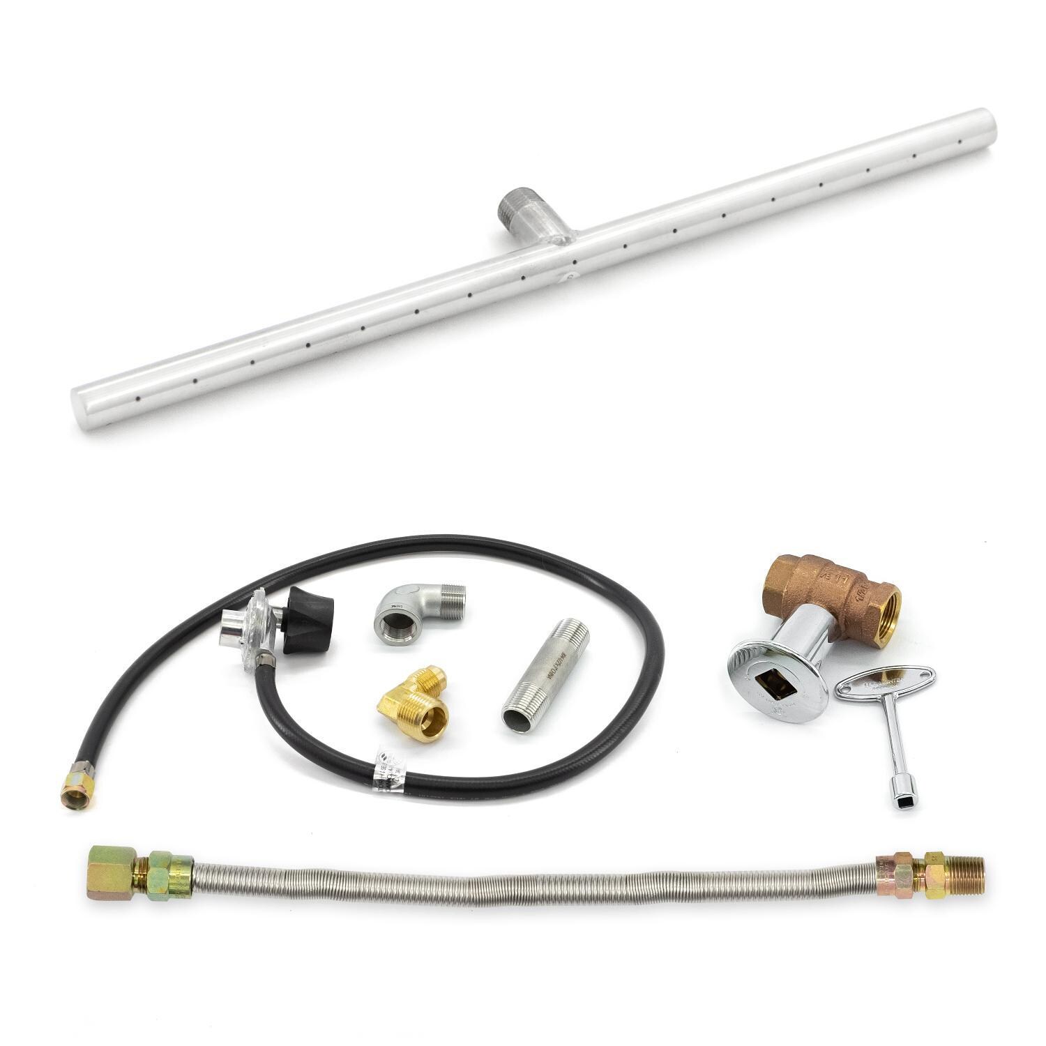 BBQGuys Signature Stainless Steel 18-Inch Propane T-Style Burner W/ Connection Kit image
