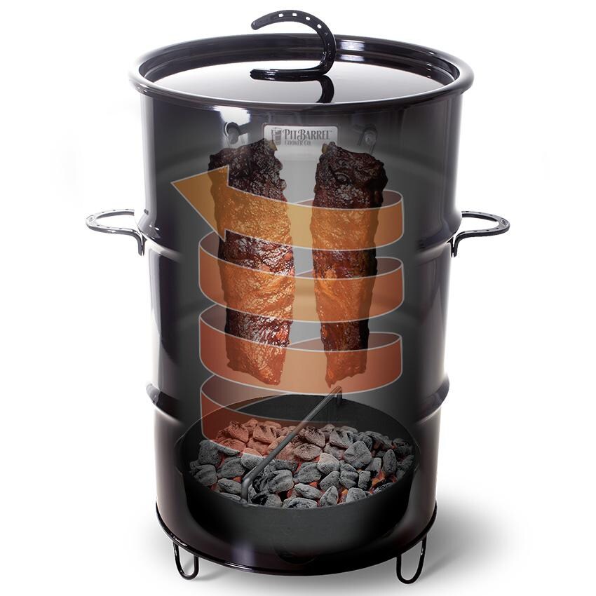 Pit Barrel Cooker PKG1001 18.5-Inch Classic Cooker - 360 All-Round Heat Dynamics Technology thumbnail
