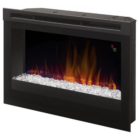 DFR2551G - 25-Inch Electric Firebox - Acrylic Ice Embers - Red Flames and White Glass thumbnail