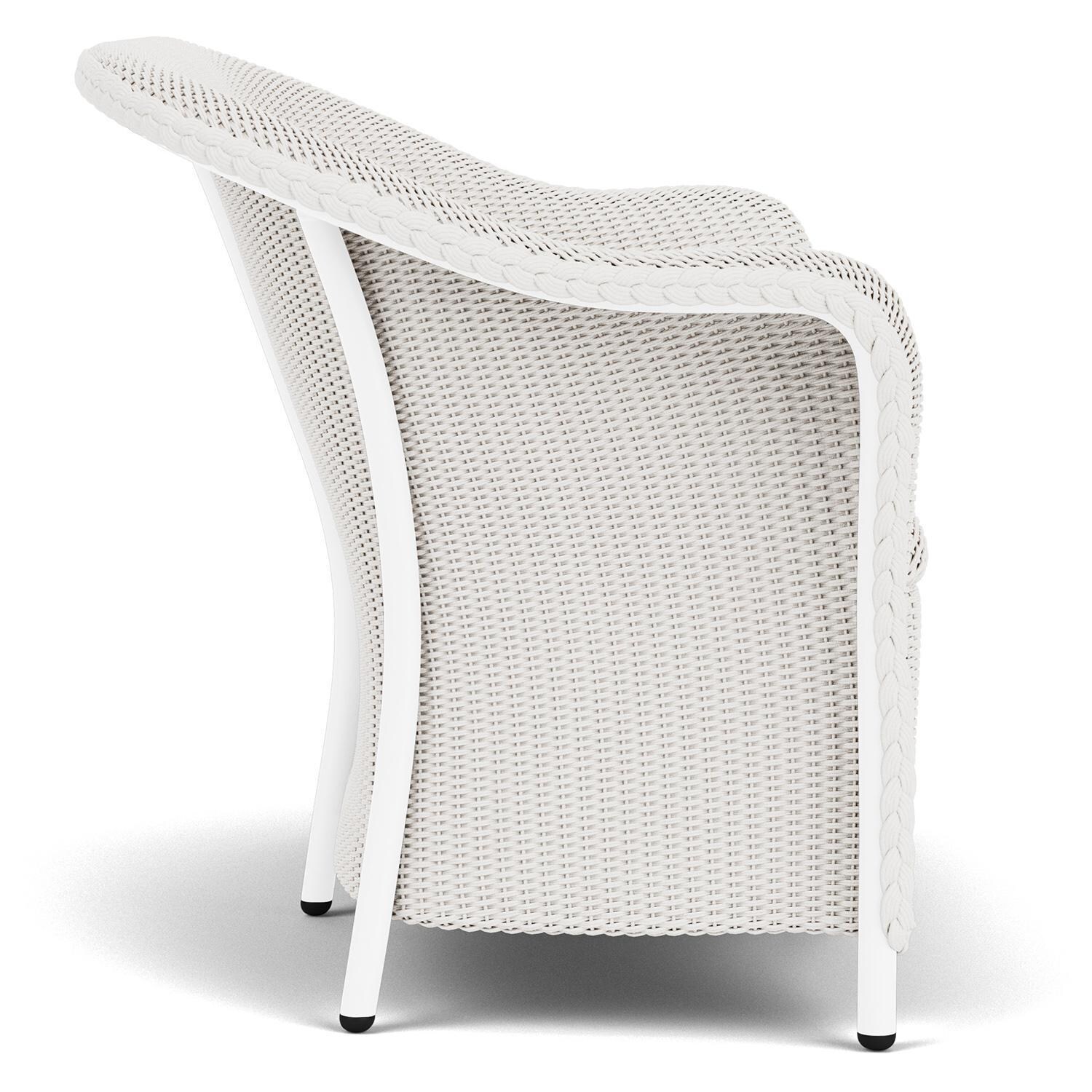 Lloyd Flanders Reflections 3-Piece Seating Set W/ Lounge Chairs in White Finish - Loveseat Side thumbnail