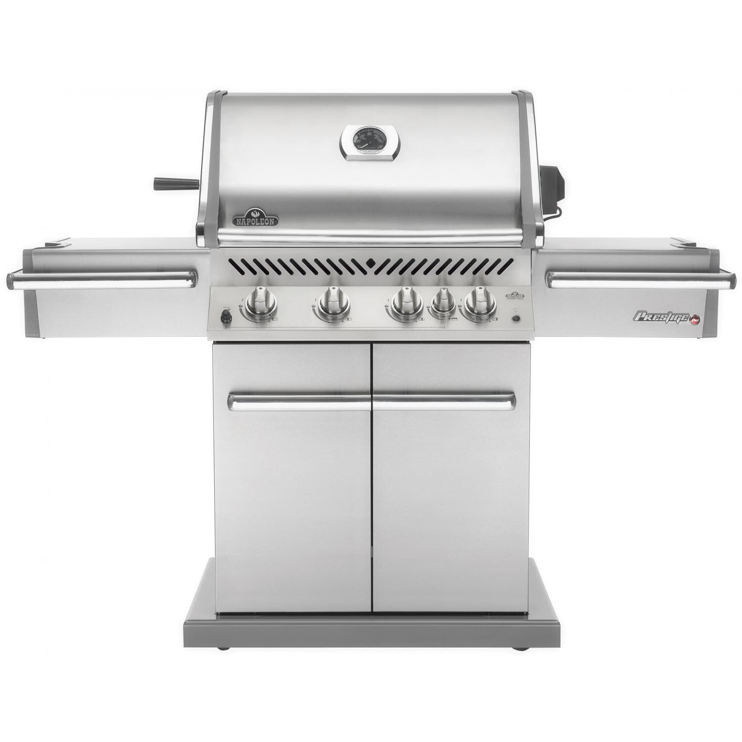 Napoleon Prestige Pro 500 Propane Gas BBQ Grill With Rear Infrared Burner On Cart