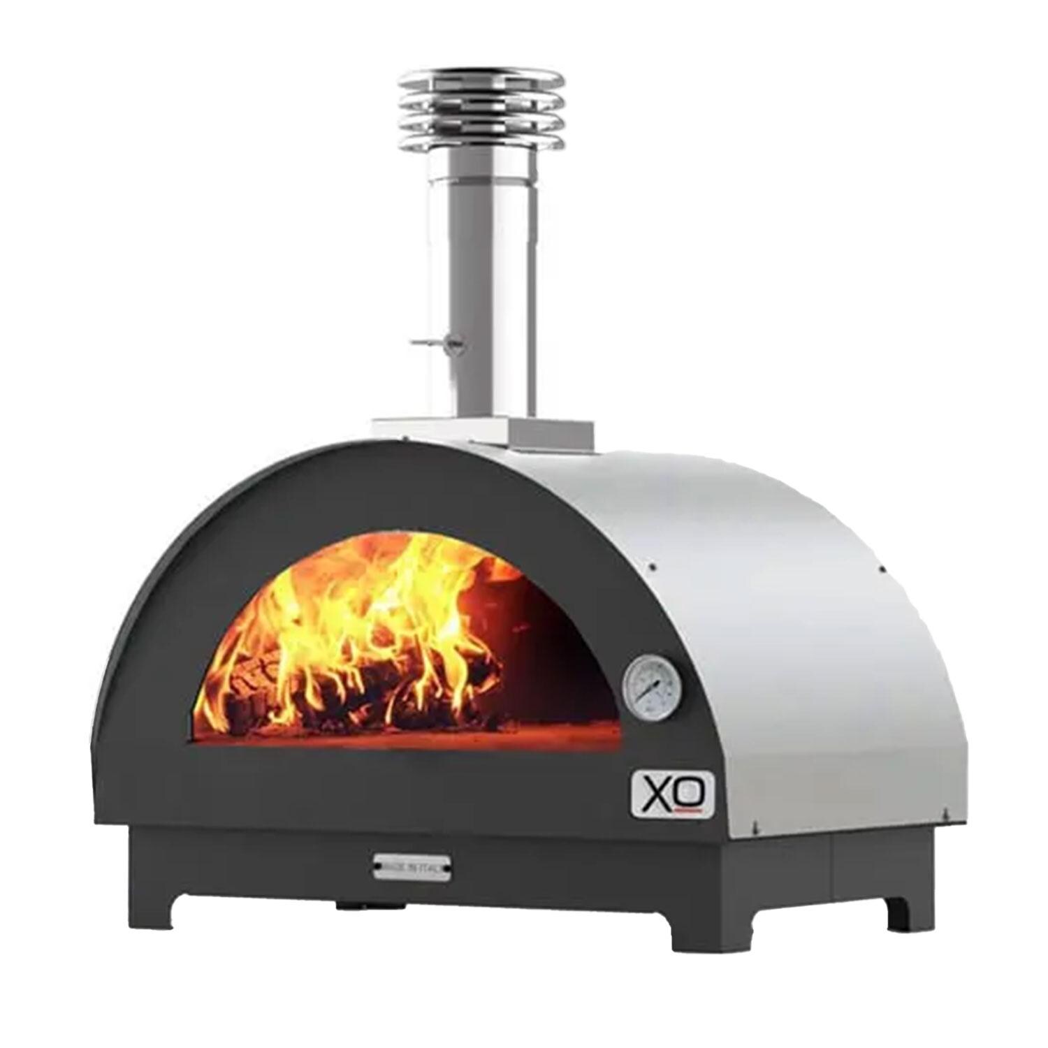 XO Appliance XOPIZZA1CA PIZZA1 Countertop Wood-Fired Pizza Oven in Carbona - On - White Background thumbnail