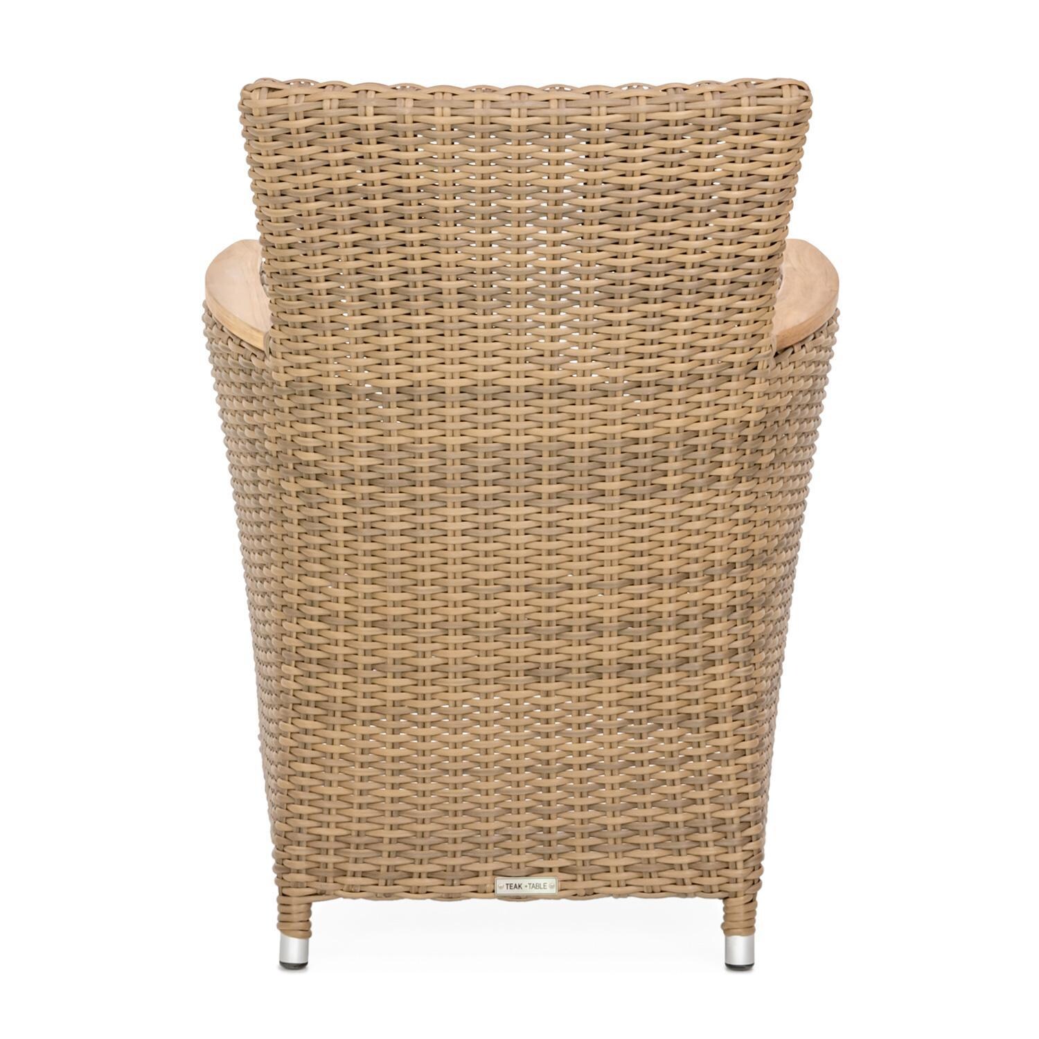 Teak + Table Havana Dining Chair - Chair Back - White Background thumbnail