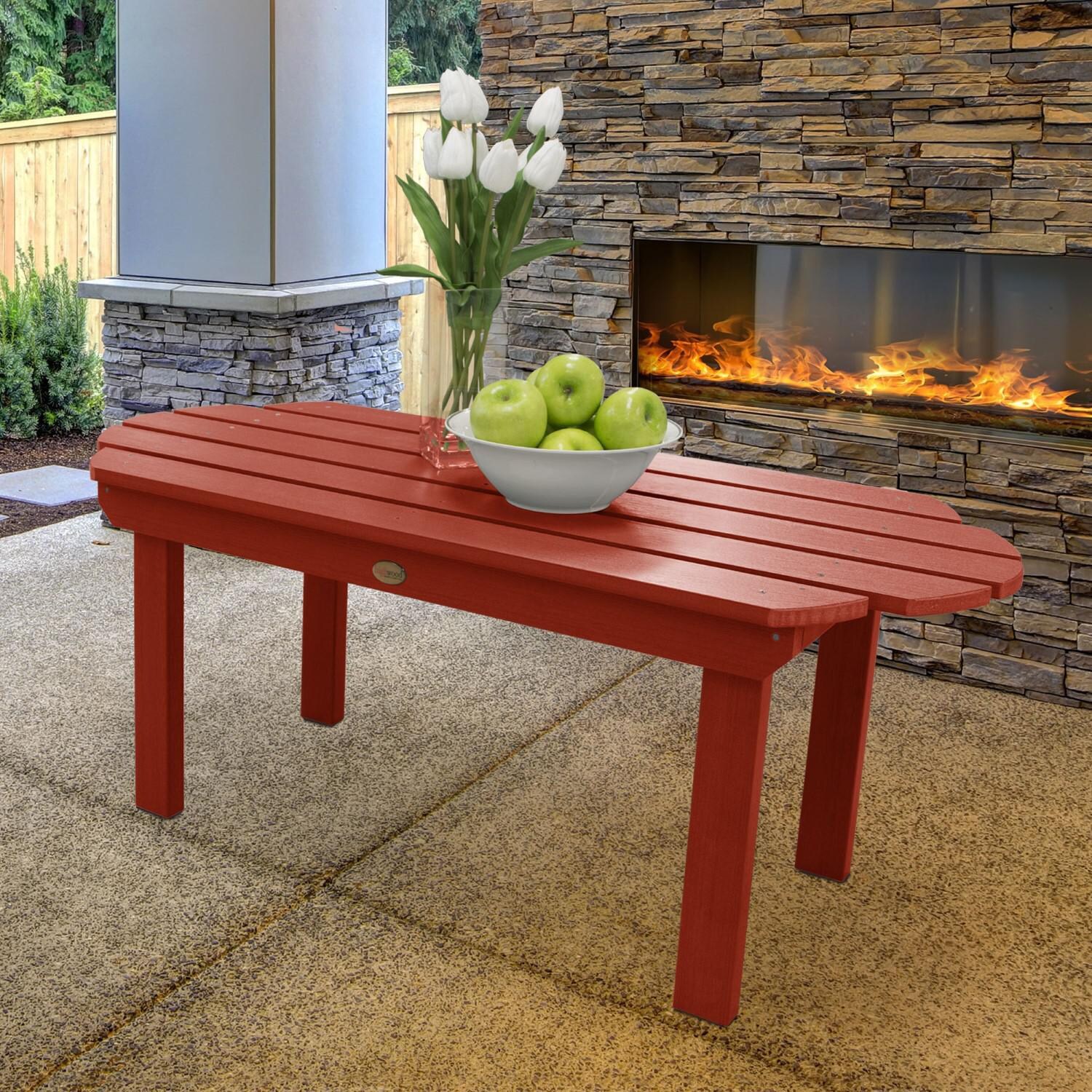 Lakeview Paradise Key Coffee Table - Rustic Red thumbnail