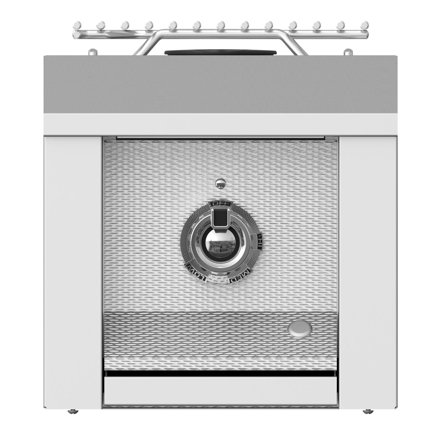 Aspire By Hestan Built-In Natural Gas Single Side Burner - Steeletto - AEB121-NG-SS