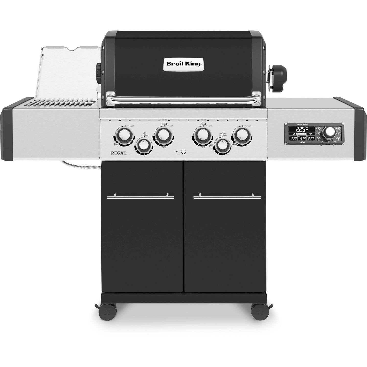 Broil King 687247 Regal Q 490 Pro IR Natural Gas Grill - Front - White Background thumbnail