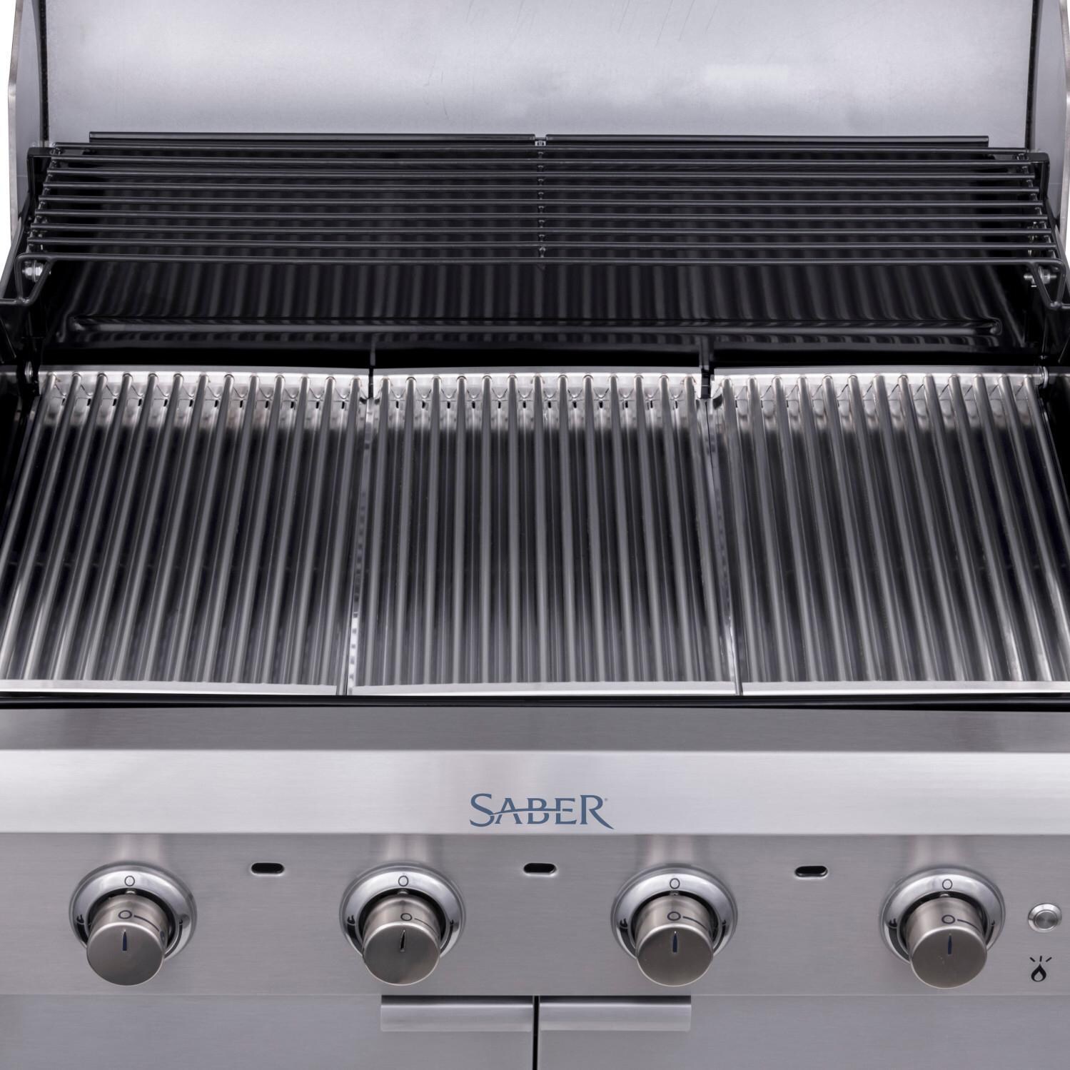 Saber Select R52SC0421 4-Burner 30-Inch Infrared Propane Gas Grill - Grill Grates thumbnail