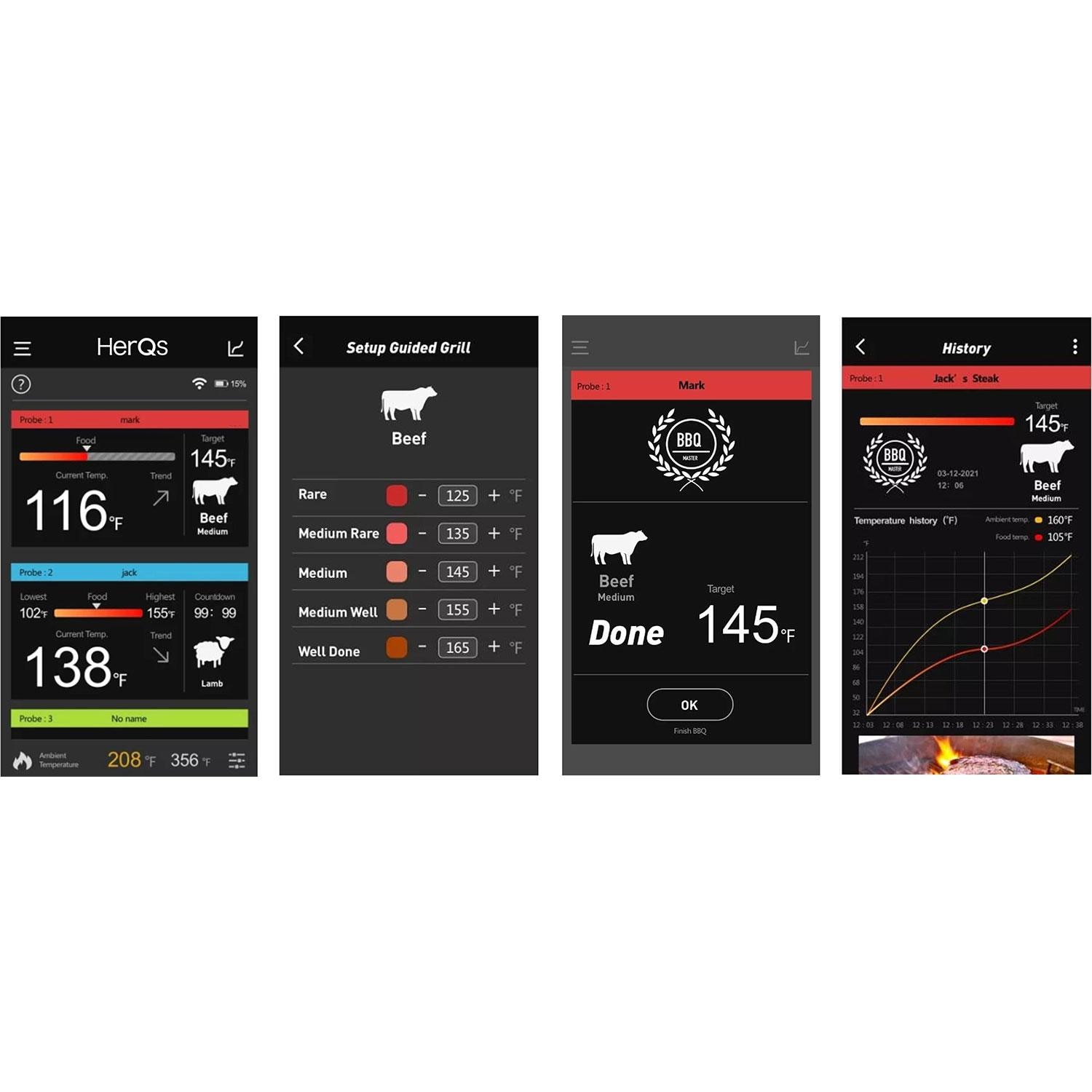 HerQs HERQS003 Dome Thermometer - App Preview - Diagram thumbnail