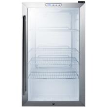 Summit Commercial 19-Inch 3.35 Cu. Ft. Freestanding Beverage Center - Black - SCR486L image